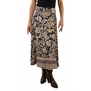 NEW MOLLY BRACKEN lucia woven skirt in black tania